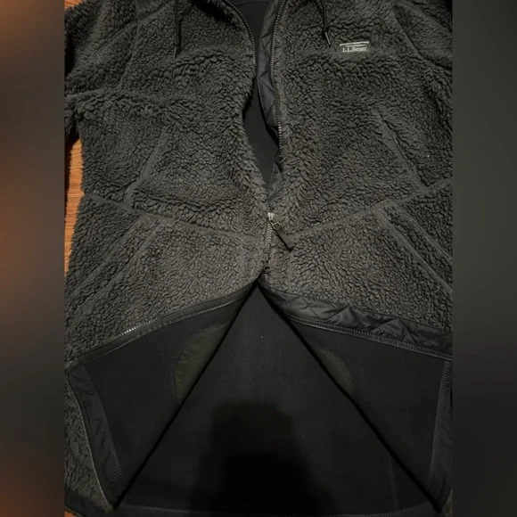 Woman’s L.L.Bean Mountain Pile Fleece Coat, size XL - Picture 10 of 14